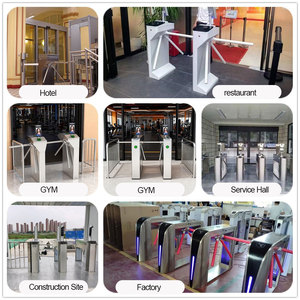 Sistema di controllo di accesso automatico CAJ con il riconoscimento di fronte pedone treppiede tornello meccanismo del tornello cancello per lo stadio - Product Image 5