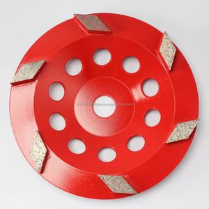 Meules de tasse de 7 pouces avec 18 segments Turbo pour sol en béton dur Roue de tasse diamantée à 22.23 fils - Product Image 4