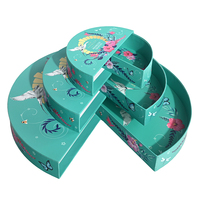 Boîtes à chocolat recyclables de forme unique petite boîte à chocolat imprimée par coutume de luxe faite à la main avec le bloc de papier