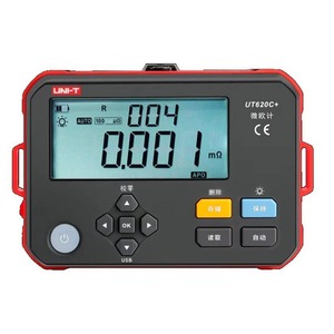 UNI-T UT620C+ เครื่องทดสอบโอห์มมิเตอร์แบบดิจิตอล/เครื่องทดสอบความต้านทานมอเตอร์ - Product Image 1