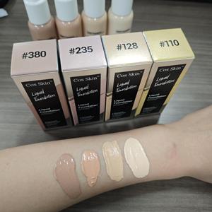 <strong>Custom</strong> Logo 30ml Full Coverage Mineral Waterproof Whitening <strong>Concealer</strong> Matte Liquid Foundation Makeup For Dark Skin - Product Image 3