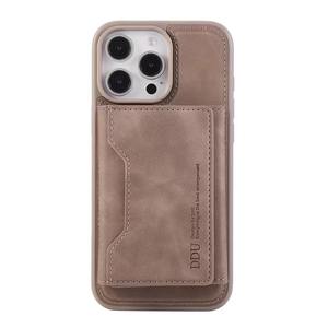 Fundas de cuero PU para teléfono, tarjetero magnético desmontable, funda para teléfono móvil, funda para iPhone 13 14 15 16 Pro Max para <span class=keywords><strong>Samsung</strong></span> - Product Image 3