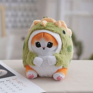 Peluches Cute Cosplay Kitten cat Shark <b>Plush</b> Toy Keychain Kawaii Stuffed Animal Toys Plushie Plushy Mini Cats cat <b>Plush</b> Keychain - Product Image 3