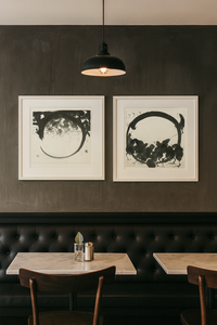 Peinture murale décorative Satoshi Sato Dynamic Ink Tones, motifs animaux oiseaux, pour halls d'hôtel et intérieurs d'entreprises, Japon - Product Image 3