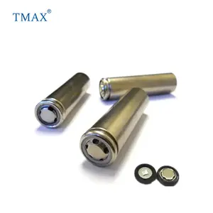 TMAX Sarung Baterai Silinder 26650 32650 18650, Bermerek dengan Tutup Anti-ledakan dan Isolasi O-ring - 100 Buah/Paket