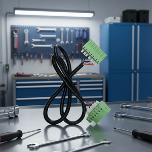 Kabel Harness Terminal Hijau 7Pin Custom, Kabel Transmisi Sinyal Kontrol Industri, Kabel Multi-core Bersertifikasi UL - Product Image 5