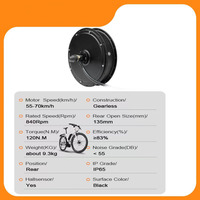 Moteur de moyeu arrière BLDC MXUS Turbo 3K-Turbo 72V 3000W 5000W 8000W 135mm 142mm pour vélo électrique