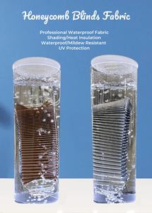 مواد خام لستائر خلايا النحل، أقمشة غير منسوجة بسماكة 16 مم و20 مم و26 مم لستائر خلايا النحل المخصصة والعازلة للضوء - Product Image 4
