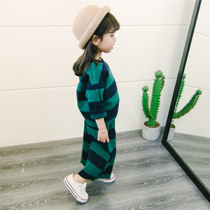 Korea Kids Wear Sweet Girl Green Collar T-Shirt and Wholesale Girls Ruffle <b>Pants</b> Sets for Autumn Decoration - Product Image 1