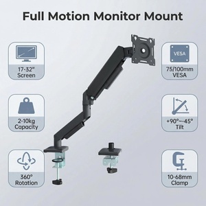 Support de moniteur <span class=keywords><strong>VESA</strong></span>, support de fixation pour moniteur, bras de bureau pour moniteurs LCD LED de 17 à 32 pouces - Product Image 1