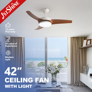 Ventilateur de plafond LED 1stshine 42 pouces <span class=keywords><strong>en</strong></span> plastique avec télécommande intelligente - Product Image 1
