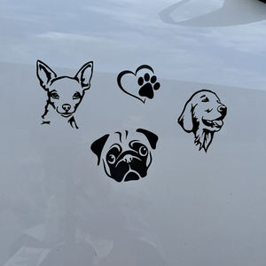 Calcomanías de vinilo para ventana troqueladas bonitas y personalizadas, calcomanías para camiones y portátiles para coches, calcomanías personalizadas para perros, regalos únicos - Product Image 6