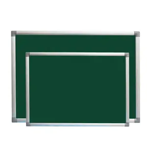 教室グリーン黒板装飾アルミフレーム壁掛け磁気グリーン書き込み黒板