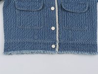 TAOP&ZA Otoño 2026 Nueva Chaqueta Vaquera Elegante y Sencilla para Mujer con Solapa, Manga Larga y Botones Decorativos 4001056