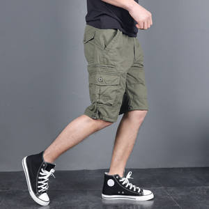 Pantalones cortos de algodón informales con múltiples bolsillos para <span class=keywords><strong>hombre</strong></span>, pantalones cargo tácticos para caza, senderismo, senderismo, escalada, pantalones cortos - Product Image 6