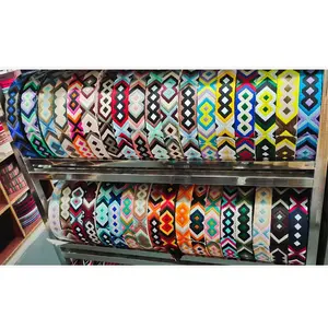 2 inch dệt Jacquard dân tộc phong cách Polyester cho ba lô Messenger Túi dây đeo - Product Image 1