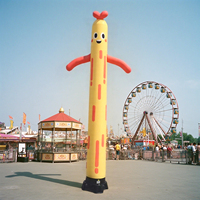 FEAMONT Danseur d'air gonflable personnalisé pour la conception d'événements publicitaires Wave Man avec souffleur, Halloween et promotions de restaurants