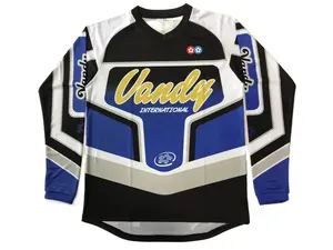 Custom Design Sublimated Quick Dry BMX Motocross Dirt Bike Jersey Mountain Atv Shirt