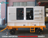 Hastane Yedek Güç Çözümü için 1/3 Fazlı Otomatik Çalıştırmalı En İyi Fiyatlı Endüstriyel Cummins 120kw/kva 150kVA Dizel Jeneratör Seti