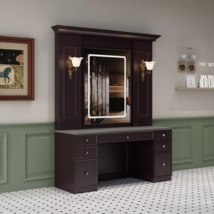 <span class=keywords><strong>Commode</strong></span> à maquillage de poche Table avec miroir <span class=keywords><strong>Commode</strong></span> de salon de luxe avec miroir et tiroir - Product Image 5
