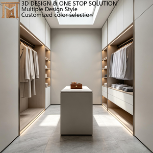 Cette <span class=keywords><strong>armoire</strong></span> sur mesure avec portes sans poignées pour un look élégant est idéale pour la chambre à coucher. - Product Image 3