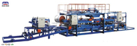 Machine de formage de panneaux sandwich en acier avec certification CE, ligne de production pour la fabrication de panneaux de toiture, tailles personnalisées
