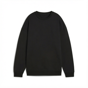เสื้อสเวตเชิ้ตผู้ชายผ้าฝ้าย 100% หนานุ่ม ทรงโอเวอร์ไซส์ คอกลม มีกระเป๋า สไตล์สตรีทแวร์ สำหรับฤดูหนาว - Product Image 1