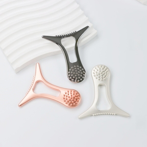 Masseur corporel 2-en-1 personnalisé en alliage de zinc, outils de soin de la peau, Gua Sha portable pour la maison - Product Image 4
