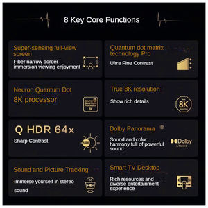 Fabricante en China, Televisor de Pantalla Grande Android <span class=keywords><strong>43</strong></span> 50, <span class=keywords><strong>Smart</strong></span> <span class=keywords><strong>TV</strong></span> Samsuny 8k, Televisor Qled <span class=keywords><strong>Hisense</strong></span> 100 55 65 85 75 <span class=keywords><strong>Pulgadas</strong></span> - Product Image 6