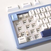 Kit de clavier mécanique ergonomique sans fil RGB personnalisable YUNZII AL66 65% CNC en aluminium avec bouton rotatif, compatible avec les touches interchangeables à chaud, kit barebone