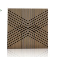 Paneles acústicos decorativos de fibra de poliéster de alta densidad para paredes de oficinas. Panel acústico de PET.