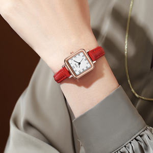 Nouvelle montre pour femme, niche rétro, carrée, minimaliste, quartz, étanche, montre pour femme - Product Image 3