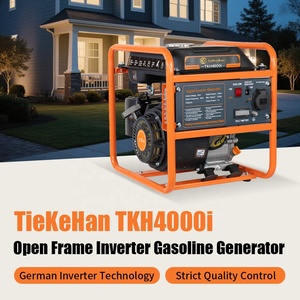 Générateur électrique à essence refroidi par air TieKeHan TKH4000i 212cc avec réservoir de carburant de 10L, générateur à onduleur à essence - Product Image 5