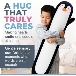 Cuddle Bàn Chân Chim Cánh Cụt Cơ Thể Sang Trọng Gối Ôm Mềm Đồ Chơi Plushie Quà Tặng Cho Cô Gái Dài Thú Nhồi Bông Đệm Cho Trẻ Em - Product Image 6