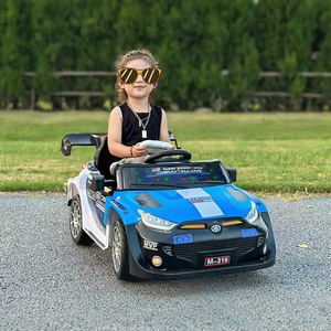 Coche eléctrico para niños de 6V con 2,4G y control remoto móvil, faros LED, puertas dobles, música/USB/MP3, arranque lento/parada - Product Image 4