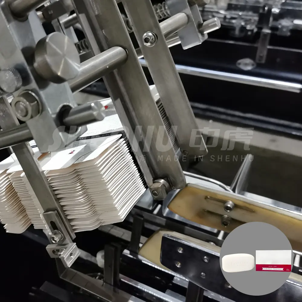 Guantes de látex desechables horizontales personalizados no estándar Caja de embalaje automática Máquina de encuadernación