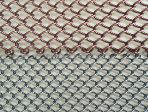 Cortina Metálica Decorativa de Malla de Alambre en Espiral, Cadena Flexible de Eslabones Metálicos - Product Image 5