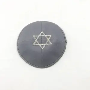 Belief Wholesale Satin Kippah Jewish Kippot Custom Logo High Quality Yarmulka Jewish Kippah
