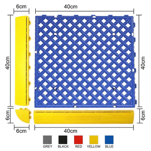 Dalles de sol en plastique PP pour entrepôt, avec système d'assemblage antidérapant, pour sols de <span class=keywords><strong>garage</strong></span> et d'atelier - Product Image 2