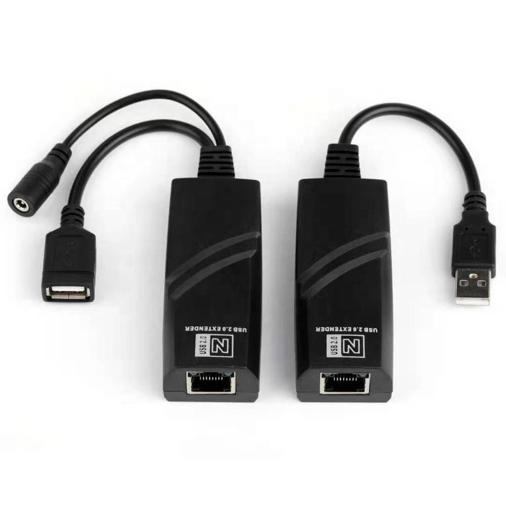 Удлинитель USB 2,0 к RJ45 Lan, Удлинитель USB 2,0, удлинитель RJ45 до 100 м