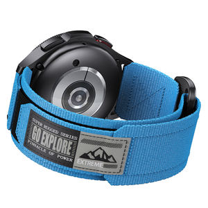 Cinturino in Nylon Eraysun 20mm 22mm per Garmin Vivoactive 4/Venu 3/Venu 2/antesigner 265/255 per <span class=keywords><strong>Huawei</strong></span> GT5/GT4/<span class=keywords><strong>GT3</strong></span> cinturini per orologi - Product Image 4