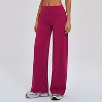 Pantalons de sport décontractés pour femmes 2026, jambes larges, doux comme du beurre, respirants, pantalons de danse, séchage rapide, leggings évasés amples pour le yoga
