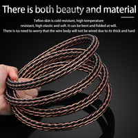 Cable de Alta Fidelidad para Altavoces, 24 Hilos OCC, para Sistemas de Audio y Cine en Casa, Ideal para Proyectos DIY