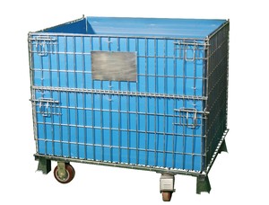 Cages en fil métallique avec roues pour le transport - Product Image 5