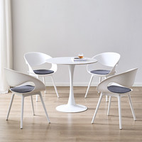 Table de négociation moderne et simple, table de bar, table basse, base en métal pour balcon, salle à manger