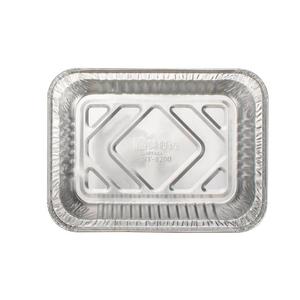 Disposable Aluminum <b>Foil</b> <b>Container</b> 500ml Square With Lid For Picnic Barbecue Crayfish Grilled Fish Baked Rice - Product Image 3