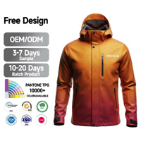 Veste coupe-vent hydrochromique de haute qualité, multi-poches, personnalisée en usine, pour le sport, les trajets quotidiens et les voyages