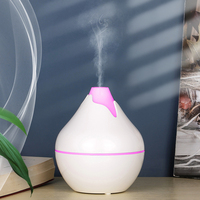 Nouveauté : humidificateur d'air ultrasonique en forme de champignon, lumières LED changeantes de couleur, capacité de 350 ml, utilisation domestique et extérieure