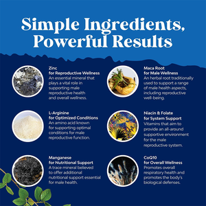 Cápsulas de Suplemento Natural Vegano para la Fertilidad Masculina, Marca Privada OEM, <span class=keywords><strong>con</strong></span> Raíz de Maca, CoQ10 y Multivitaminas - Product Image 2