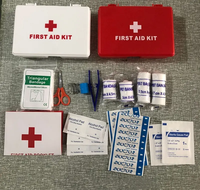 Vente en gros de boîte à trousse de premiers soins en plastique avec fournisseur médical kit médical d'urgence portable voiture pour kit de survie en plein air